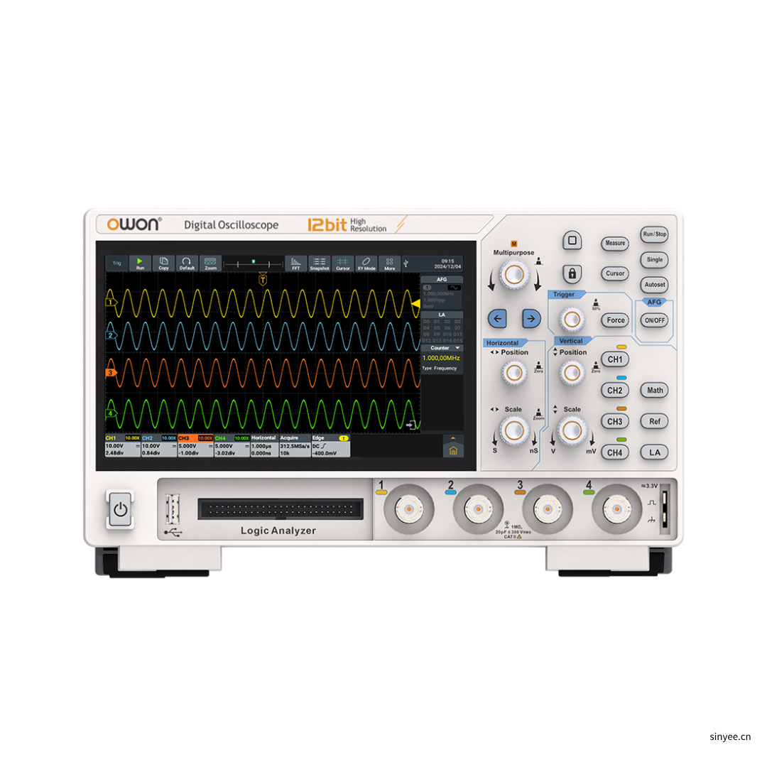 ADS900A 系列12位高精度多功能數(shù)字示波器