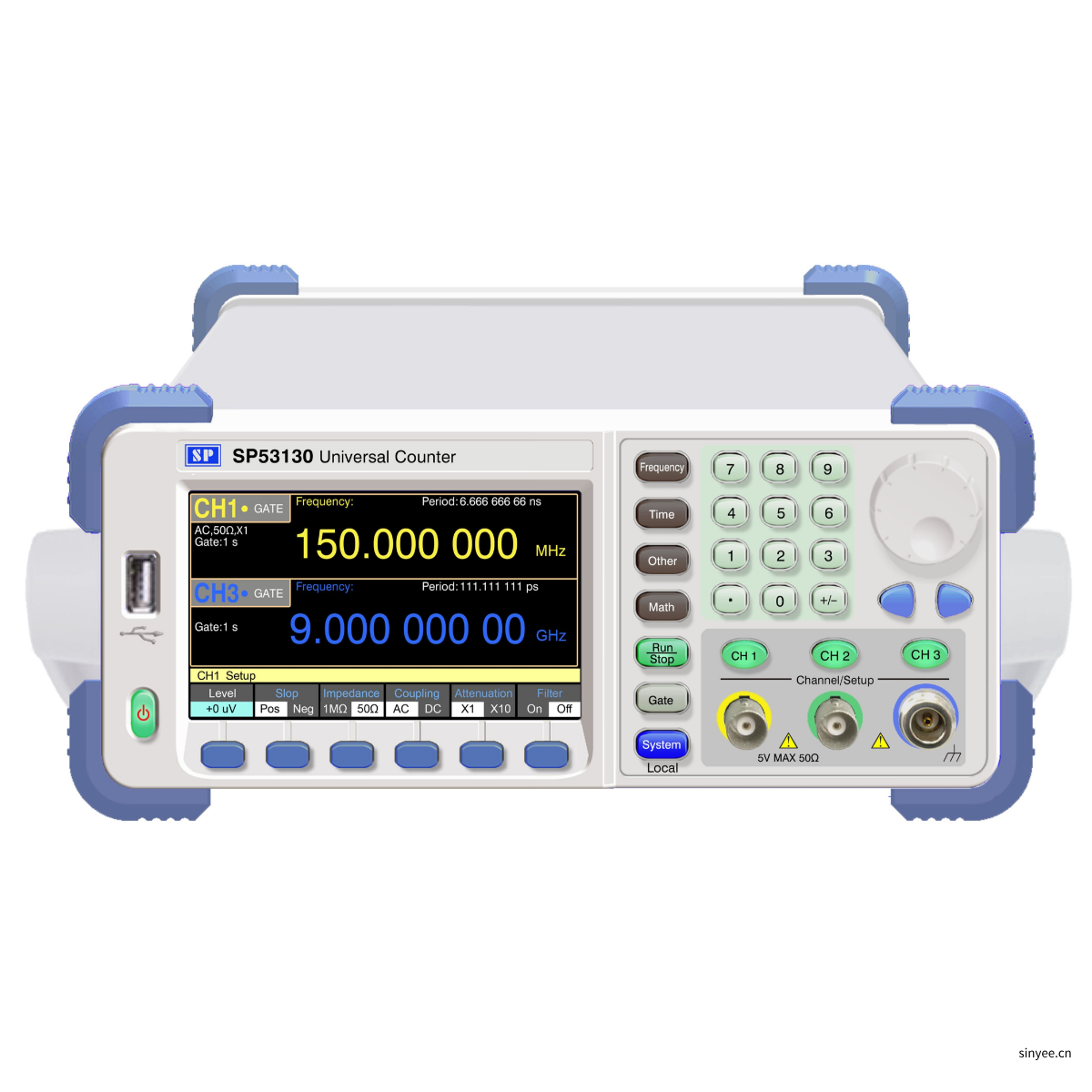 國產(chǎn)SP53130通用計數(shù)器0.14mHz~150MHz/500MHz/1.5GHz/2.5GHz/3GHz/6GHz/9GHz